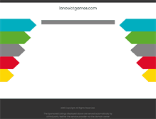 Tablet Screenshot of lancelotgames.com